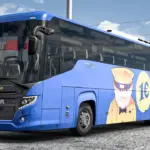 Scania Touring HD Bus + Interior V2.7 (1.55.x)