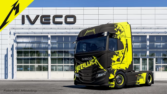 Iveco S-Way Metallica Edition skin v1.0