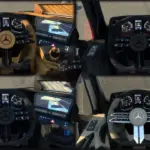 Mercedes-Benz Actros MP4 Interior Pack v1.5