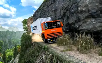 Most Dangerous roads Map Mod in ETS2 1.53 and 1.54