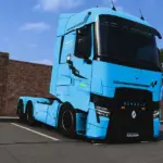 Renault T blue and cream skin v1.0