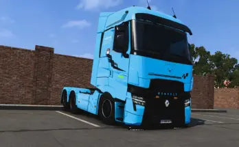 Renault T blue and cream skin v1.0