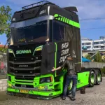 Scania S 4K Lime skin v1.0