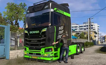 Scania S 4K Lime skin v1.0