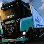 Scania S space minty skin v1.0
