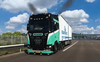 Scania S space minty skin v1.0