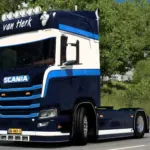 Scania Van Herk R650 4×2 Skins v1.0