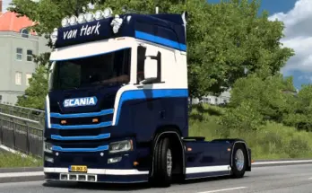 Scania Van Herk R650 4×2 Skins v1.0