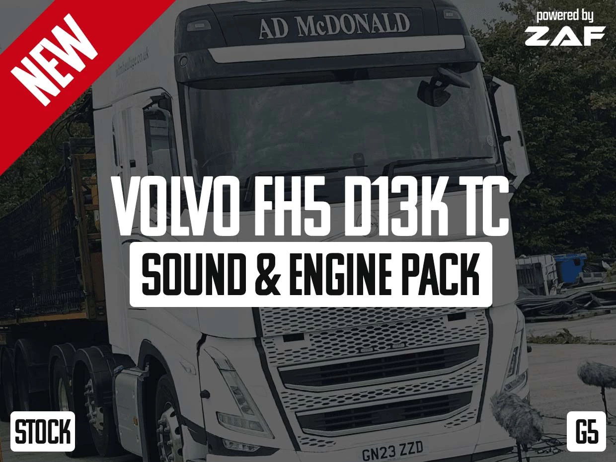 Volvo FH5 D13K500TC Sound & Engine Pack (G5) v1.0 1.54