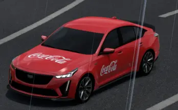 COCA-COLA CADILLAC CT5-V BLACK WING 2022 ATS 22 04 2025 1.0 1.54