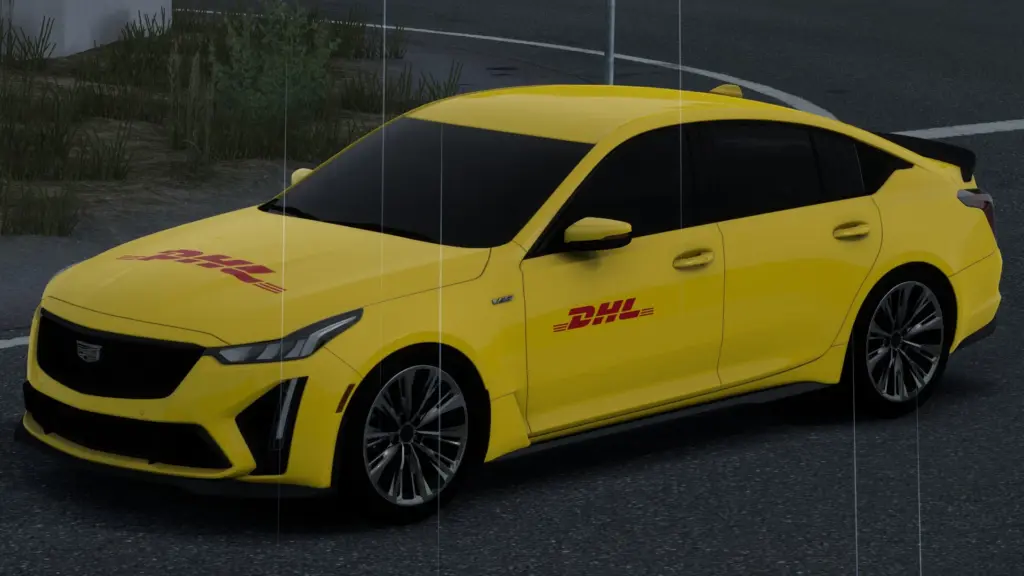 DHL CADILLAC CT5-V BLACK WING 2022 ATS 20 04 2025 1.0 1.54