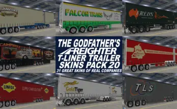 The Godfather's Freighter T-Liner Trailer Skins Pack 20 v1.0