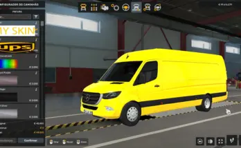 TEMPLATE + SKIN EDIT MERCEDES-BENZ SPRINTER 2023 ATS v1.0