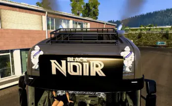 Black noir scania S skin v1.0