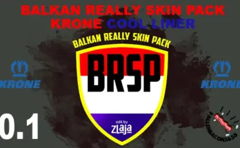 BRSP Balkan Really Skin Pack for Krone Cool Liner 1.5x