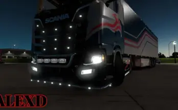 Fog light for Scania S & R 2016 1.54