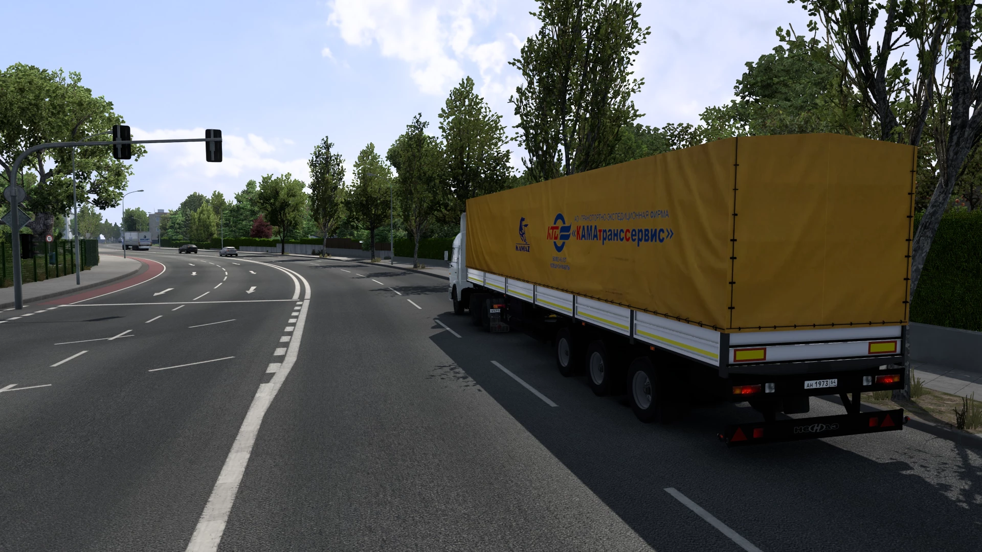 KAMAZ-54115 + trailer 1.54