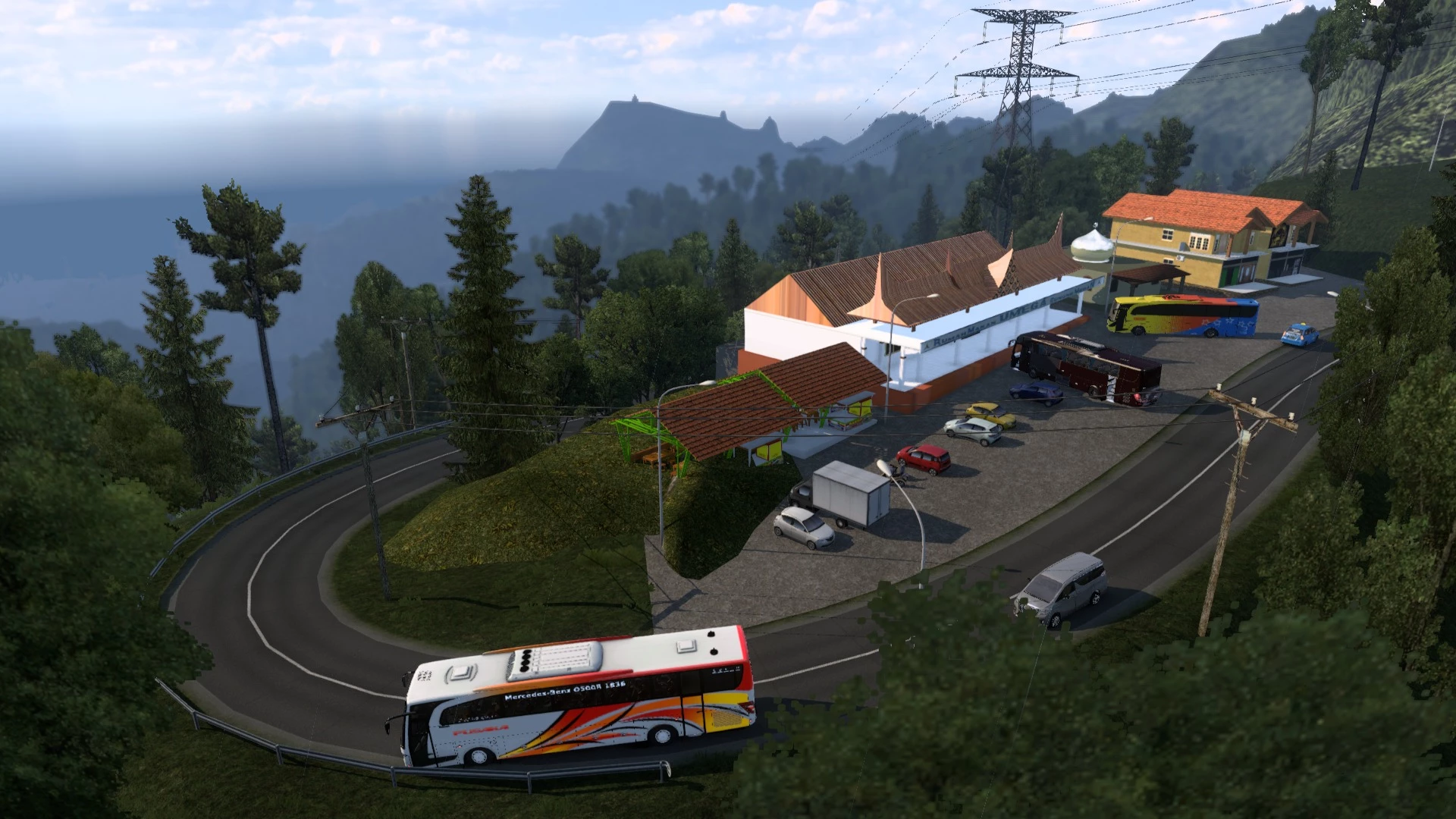 Map Sitinjau Lauik V16.1 With New Roads ETS2 1.36 to 154