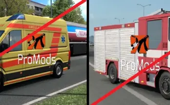 Promods generic ambulance & firetruck DISABLED v1.0