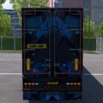 Scania S Blue Cyber Girl Skin v1.0 1.5x