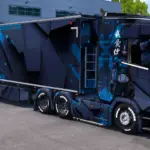 Scania S Blue Cyber Girl Skin v1.0 1.5x