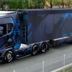 Scania S Blue Cyber Girl Skin v1.0