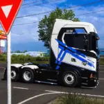 Scania S Green X Blue stripes v1.0