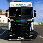 Scania S Green X Blue stripes v1.0