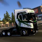 Scania S Green X Blue stripes v1.0