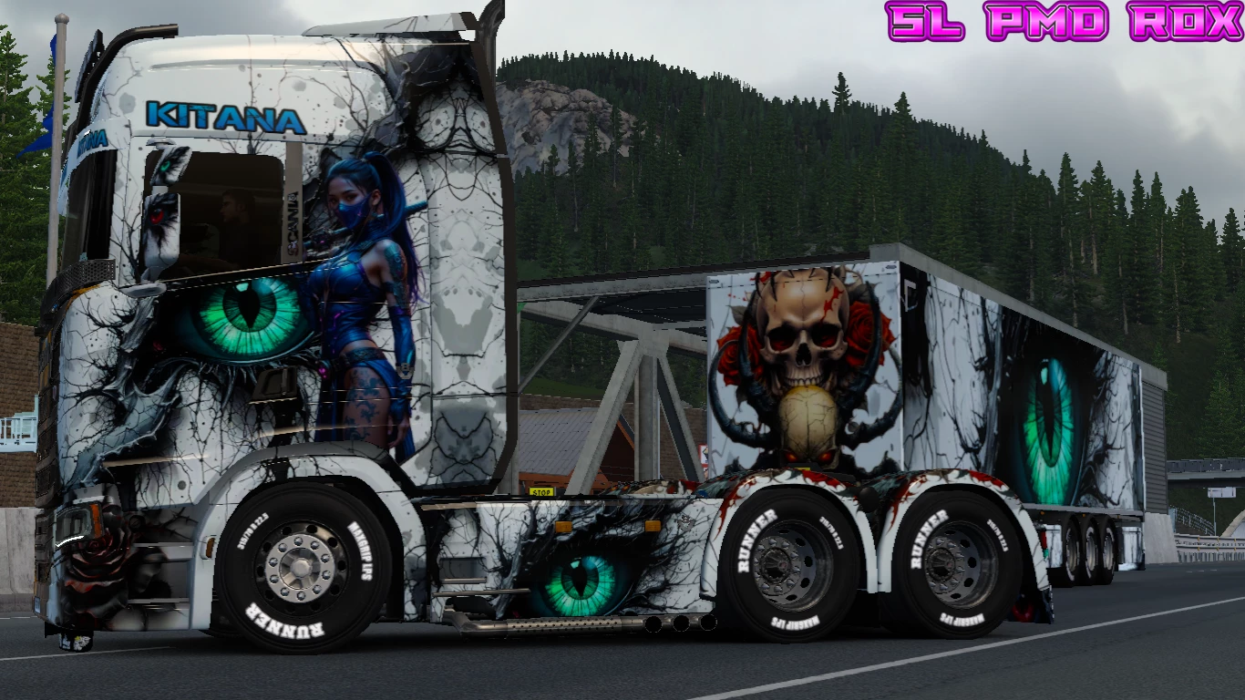 SCANIA S KITANA EYE SKIN v1.0