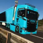 Serene blue Scania S v1.0