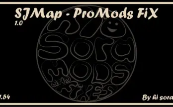 SJMap - ProMods FIX v1.0 1.54