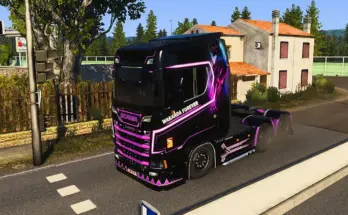 Wakanda scania S skin v1.0