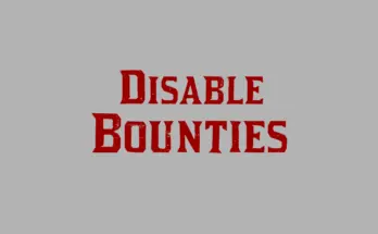 Disable Bounties