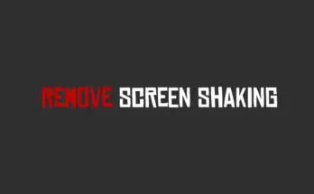 Remove Screen Shaking V1.0