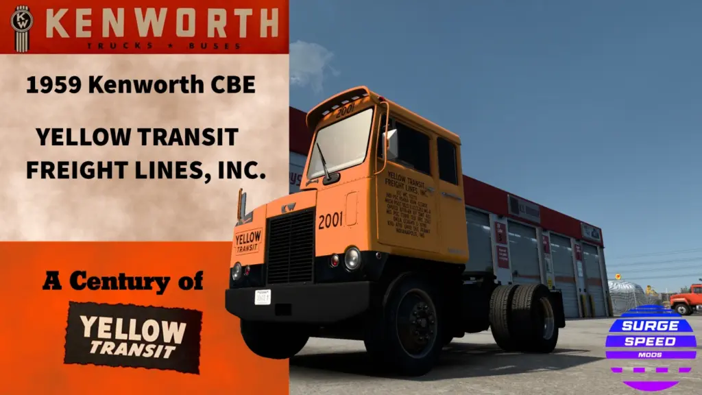 Yellow Corp. Kenworth CBE V1.0