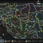 Dark ETS 2 Background Map v1.0