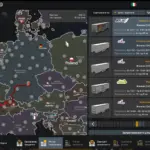 Dark ETS 2 Background Map v1.0