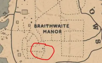 GANG HIDEOUT NEAR BRAIWHITE MANOR