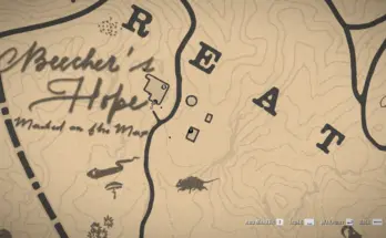 Beecher's Hope Marked on the Map