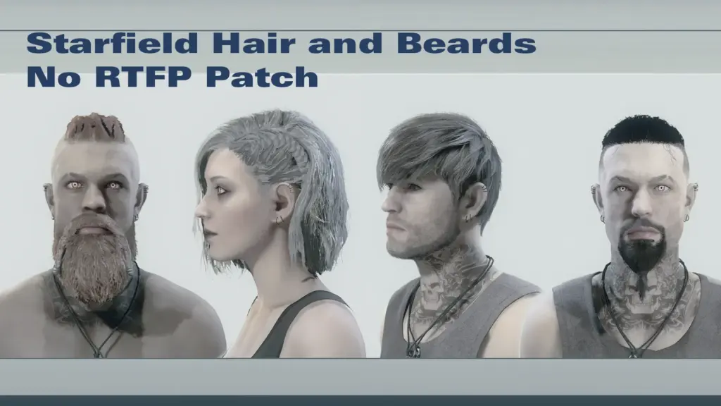 Starfield Hair and Beards - No RTFP Patch V1.0