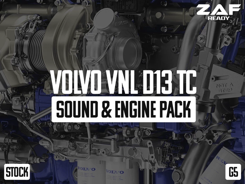 Volvo VNL D13TC Sound & Engine Pack G5 v1.0.2 1.54