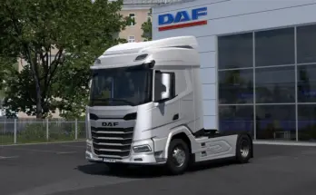 3800 mm FT chassis for DAF XF 2021 v1.0
