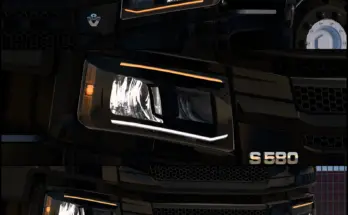 Custom Smoked Headlamps for SCS Scania NG R & S v1.0