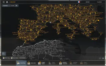 ETS2 World Map Background v1.0