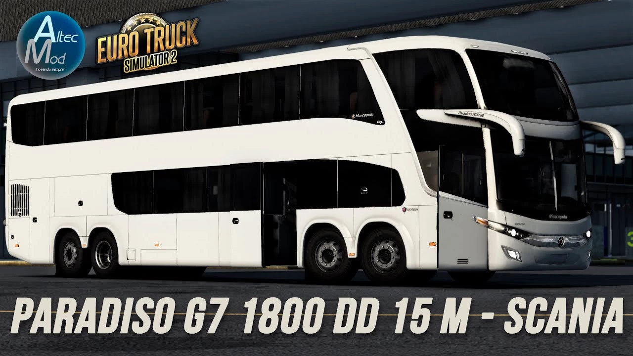G7 1800 DD - SCANIA - 15 METROS ETS2 altec v1.0