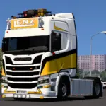 Lenz skin for NextGen Scania R and Venus lightbox v1.0