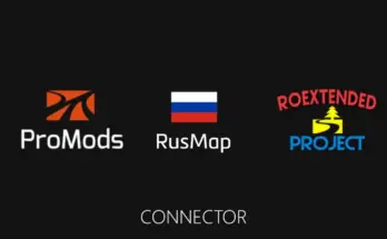 ProMods RusMap Roextended Connector (ProMods priority version) 1.54