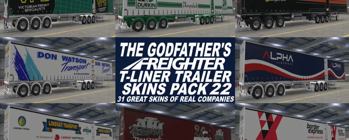 The Godfather's Freighter T-Liner Trailer Skins Pack 22