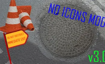 NO ICONS MOD ETS2 1.54-1.55.x